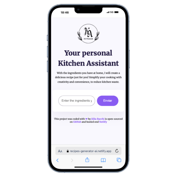 Recipes Generator